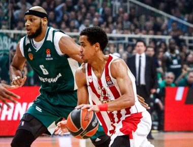 Euroleague: Νικητής ο Ολυμπιακός με 87-85 τον Παναθηναϊκό σε ματς «θρίλερ»